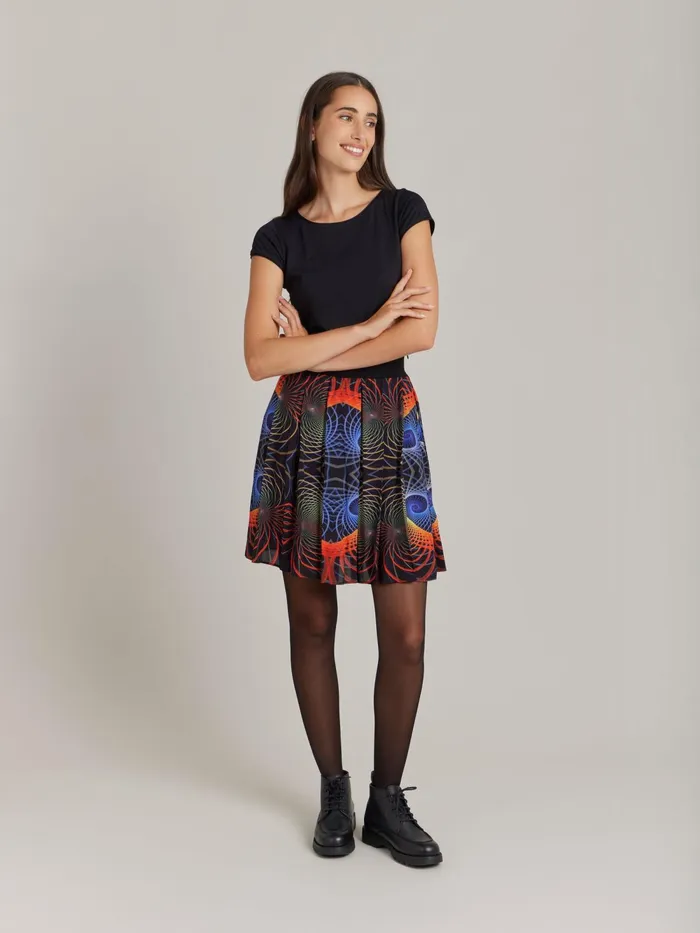 Women Agns B Skirts and Shorts Viscose Printed Ikon Skirt