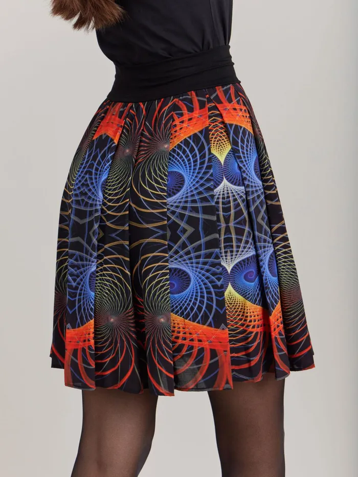Women Agns B Skirts and Shorts Viscose Printed Ikon Skirt