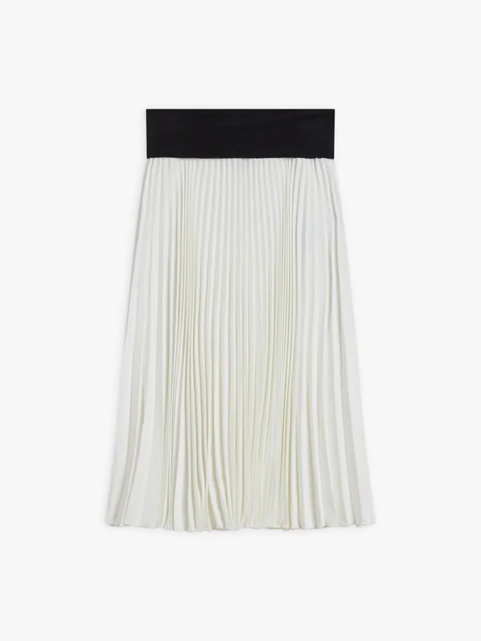 Women Agns B Skirts and Shorts White Baa Pleated Skirt