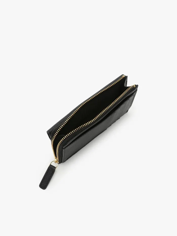 Women Agns B Small Leather Goods Black Leather Cardholder