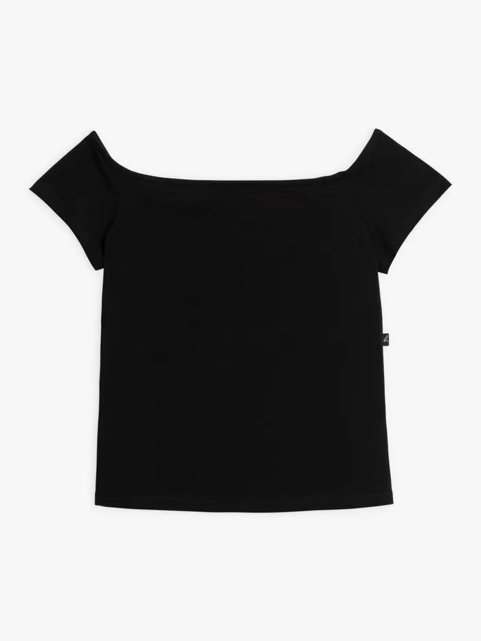 Women Agns B Tshirts and Tank Tops Black Cristal Cotton Tshirt