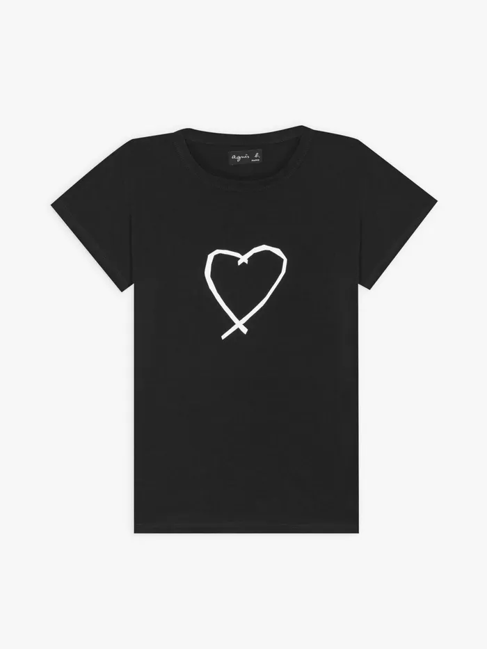 Women Agns B Tshirts and Tank Tops Black Sarajevo Heart Brando Tshirt