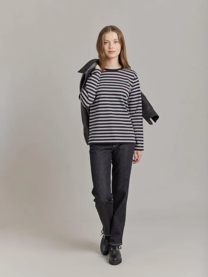 Women Agns B Tshirts and Tank Tops Black Striped Cool Tshirt