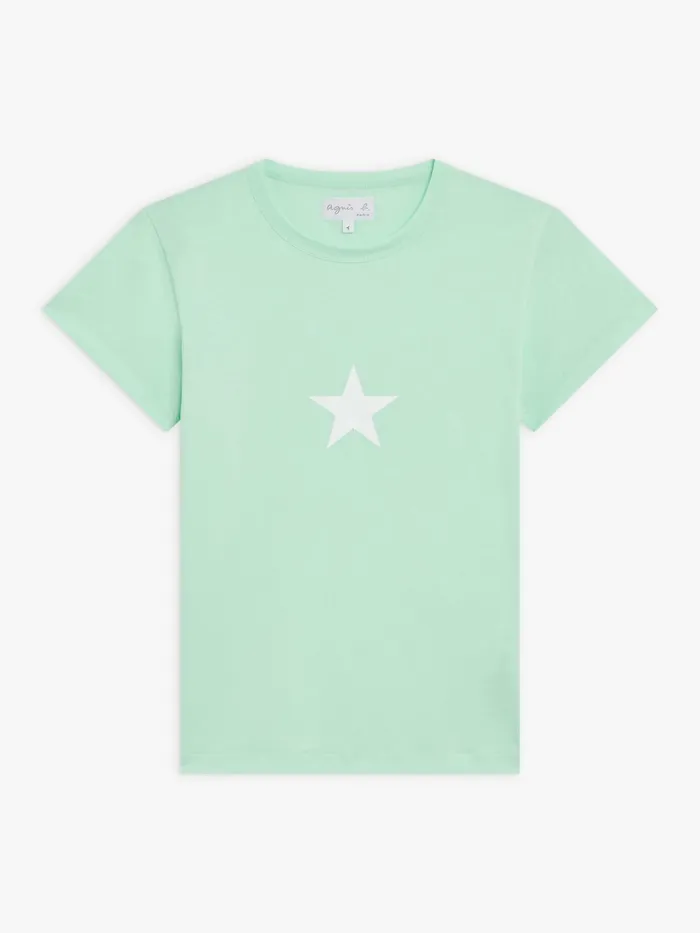 Women Agns B Tshirts and Tank Tops Green Star Brando Tshirt