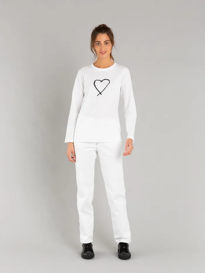Women Agns B Tshirts and Tank Tops White Sarajevo Heart Cool Tshirt
