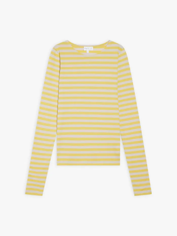Women Agns B Tshirts and Tank Tops Yellow And Beige Cotton Jersey Knoxy Tshirt Women Agns B Tshirts and Tank Tops Yellow And Beige Cotton Jersey Knoxy Tshirt