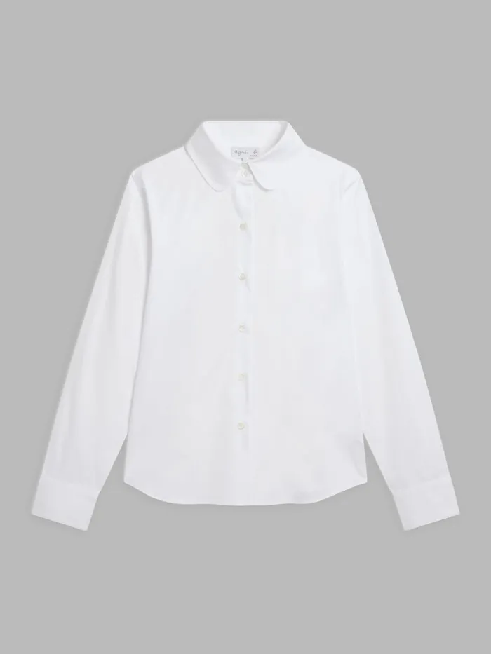 Women Agns B Tops and Shirts White Cotton Gabrielle Shirt