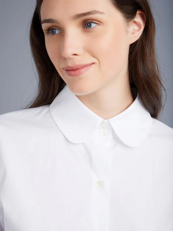 Women Agns B Tops and Shirts White Cotton Gabrielle Shirt