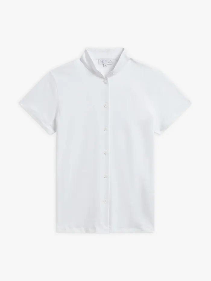 Women Agns B Tops and Shirts White Cotton Violaine Shirt