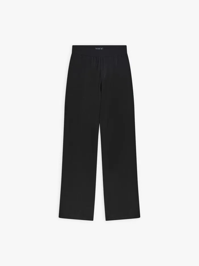 Women Agns B Trousers and Jeans Black Viscose Blend Elegant Trouser