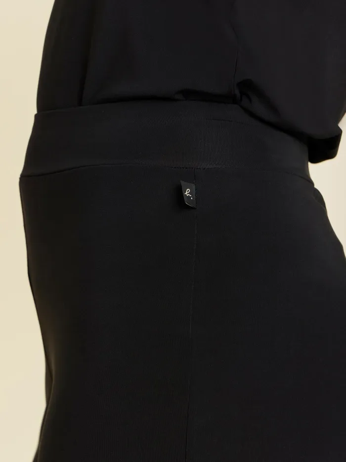 Women Agns B Trousers and Jeans Black Viscose Blend Elegant Trouser