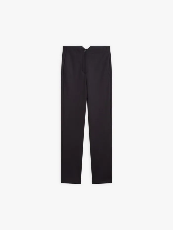 Women Agns B Trousers and Jeans Blue Wool Senso Trousers