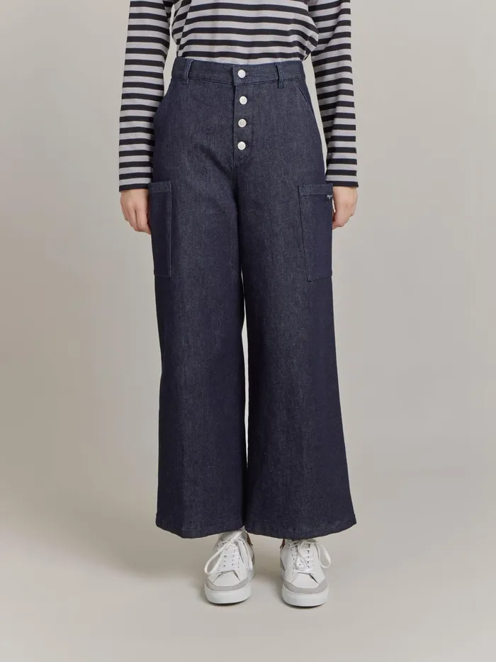 Women Agns B Trousers and Jeans Denim Cotton Trousers