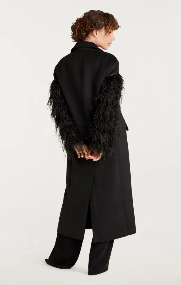 Women Ali Coat Black Cinq Sept Outerwear