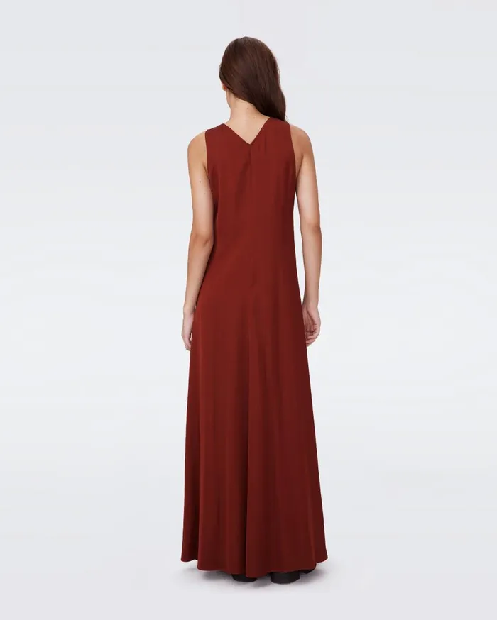 Women Alia Dress Chestnut DVF Dresses
