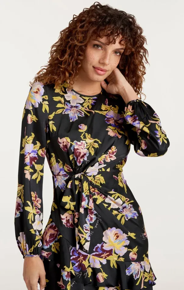 Women Alice Dress Blackmulti Cinq Sept Mini