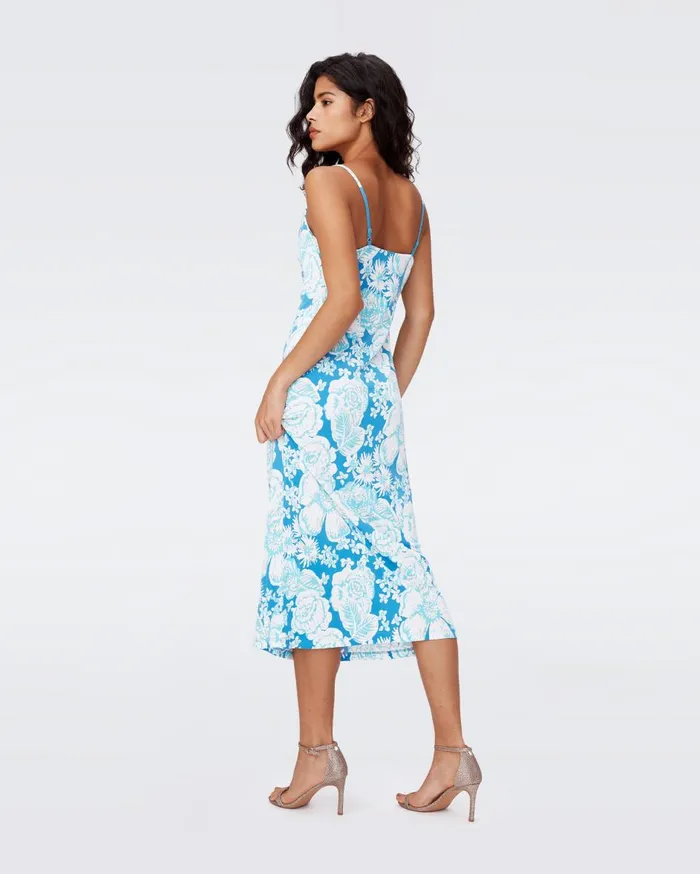 Women Alik Dress June Bloom Blue DVF Dresses