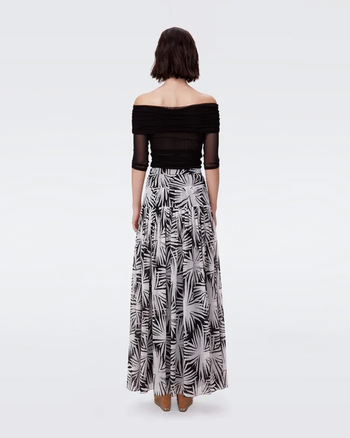 Women Amira Skirt Huge Sea Holly Black DVF Skirts