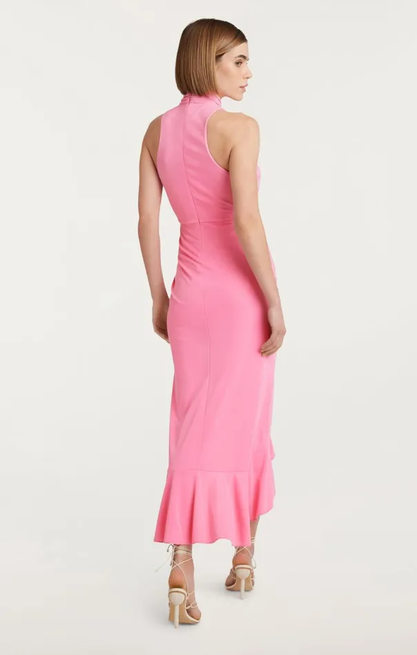 Women Antonia Dress Flamingo Cinq Sept Midi