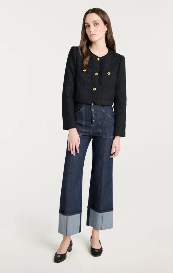 Women Auden Jacket Black Cinq Sept Jackets