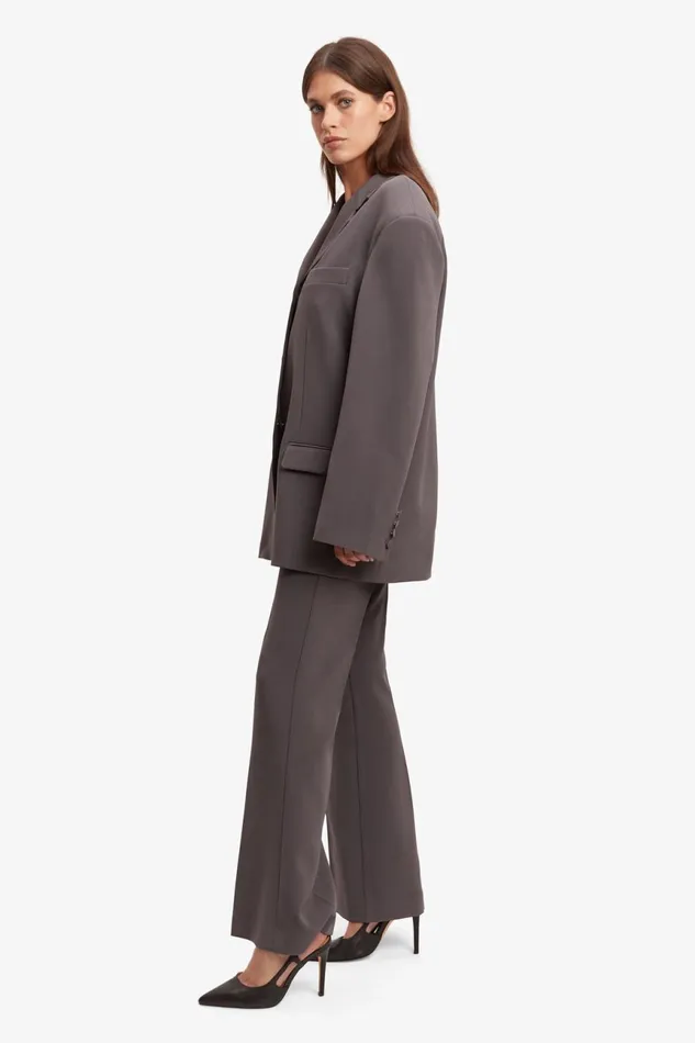 Women Bardot Blazers Akia Oversized Blazer In Charcoal Charcoal