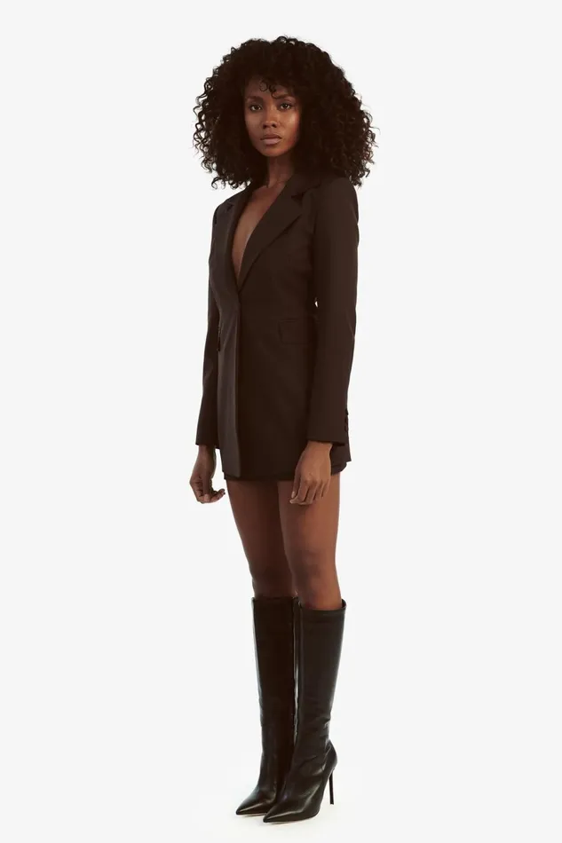 Women Bardot Blazers Austyn Blazer In Dark Chocolate Dark Chocolate