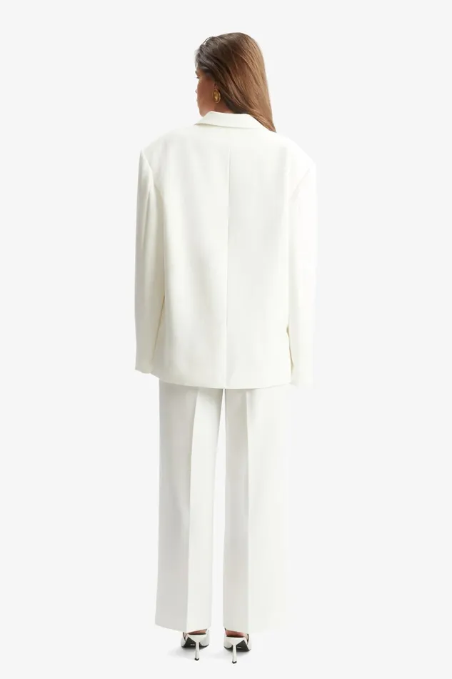 Women Bardot Blazers Halia Oversized Blazer In Orchid White Orchid White Women Bardot Blazers Halia Oversized Blazer In Orchid White Orchid White