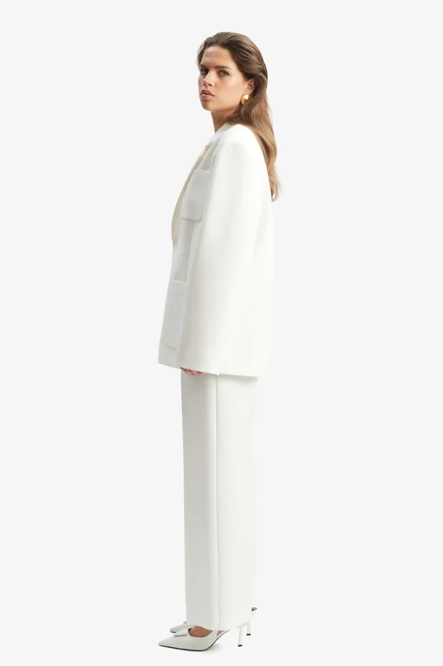 Women Bardot Blazers Halia Oversized Blazer In Orchid White Orchid White Women Bardot Blazers Halia Oversized Blazer In Orchid White Orchid White