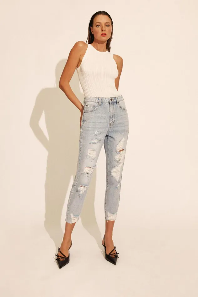 Women Bardot Boyfriend Jean The Mum Jeans In Vintage Vintage