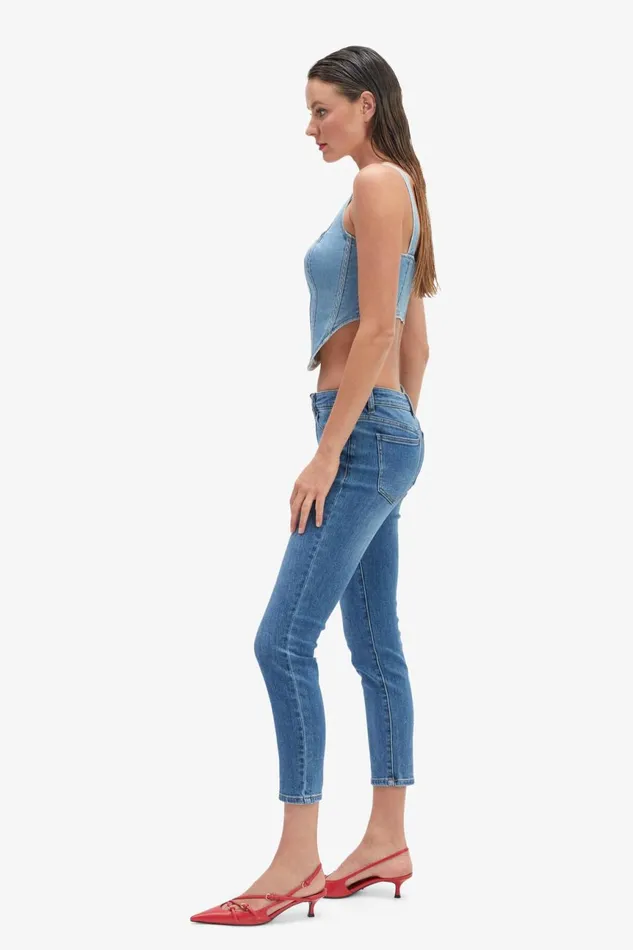 Women Bardot Corsets Denim Corset Bustier In Vintage Vintage Women Bardot Corsets Denim Corset Bustier In Vintage Vintage