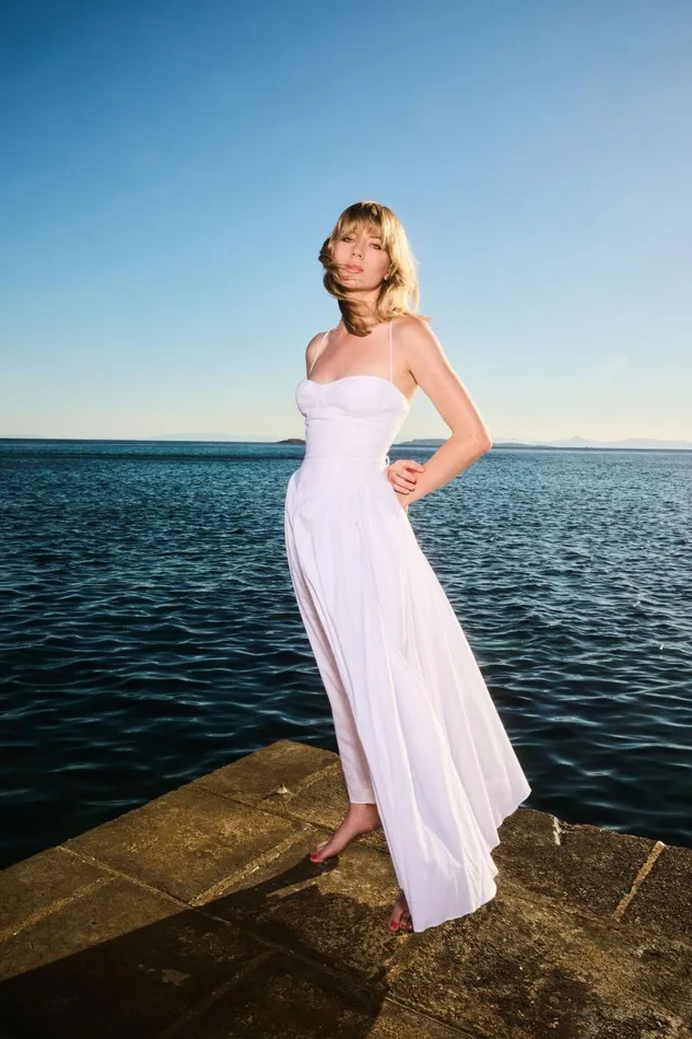 Women Bardot Day To Night Dresses Estie Cotton Maxi Dress In Orchid White Orchid White Women Bardot Day To Night Dresses Estie Cotton Maxi Dress In Orchid White Orchid White