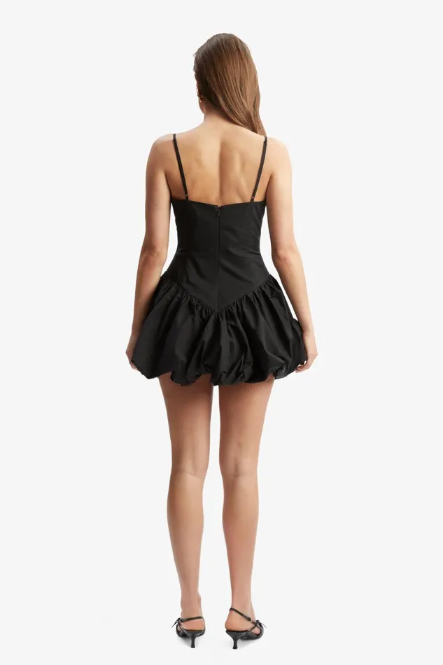 Women Bardot Day To Night Dresses Lissett Poplin Mini Dress In Black Black Women Bardot Day To Night Dresses Lissett Poplin Mini Dress In Black Black