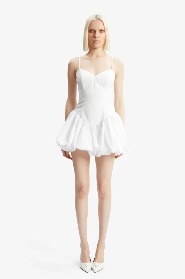 Women Bardot Day To Night Dresses Lissett Poplin Mini Dress In Orchid White Orchid White Women Bardot Day To Night Dresses Lissett Poplin Mini Dress In Orchid White Orchid White