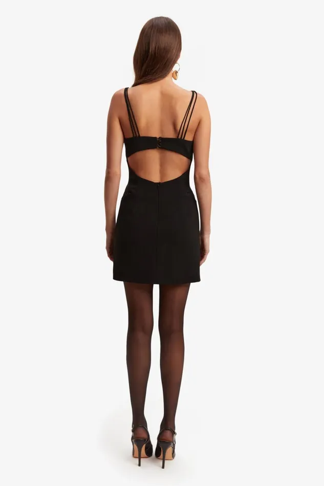 Women Bardot Day To Night Dresses Marzanna Lace Mini Dress In Black Black Women Bardot Day To Night Dresses Marzanna Lace Mini Dress In Black Black