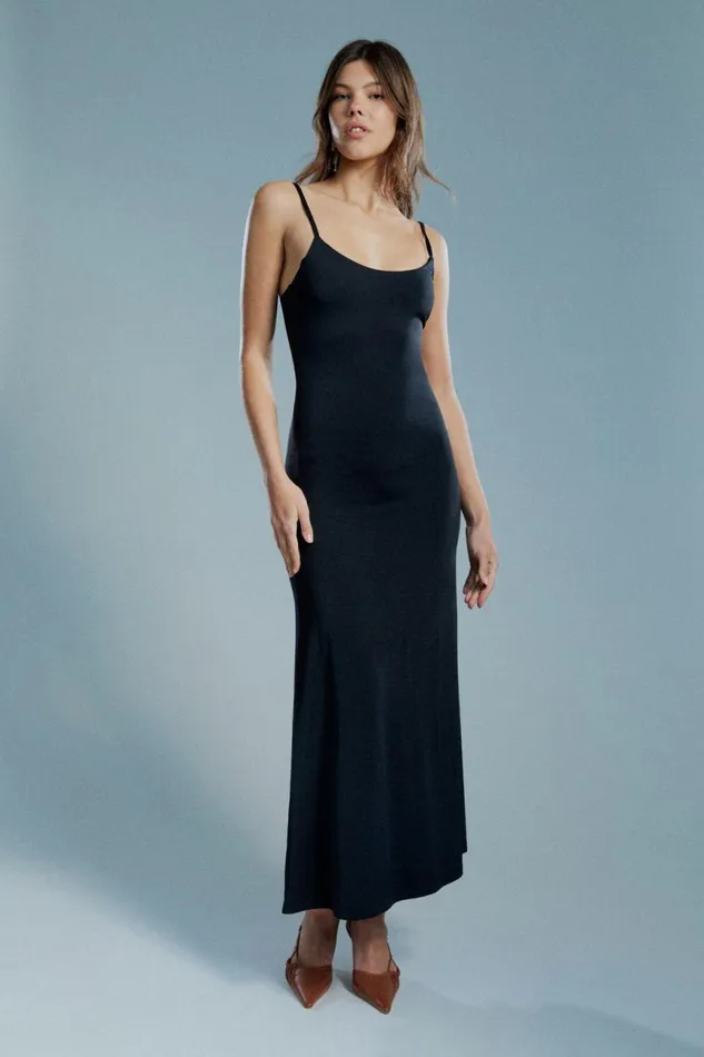 Women Bardot Day To Night Dresses Nadira Maxi Dress In Black Black