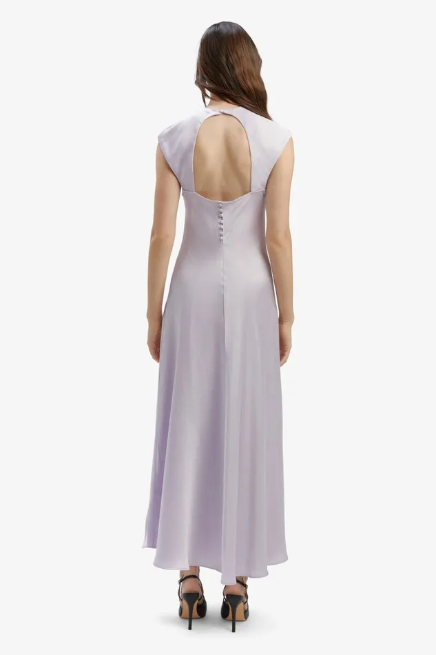 Women Bardot Day To Night Dresses Peggy Aline Slip Dress In Soft Lilac Soft Lilac