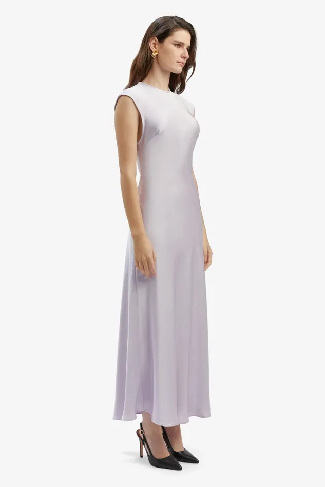 Women Bardot Day To Night Dresses Peggy Aline Slip Dress In Soft Lilac Soft Lilac