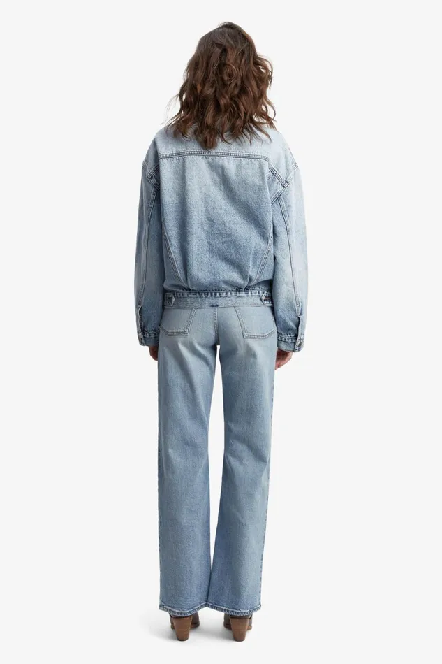 Women Bardot Denim Jackets Relaxed Denim Jacket In Vintage Vintage Women Bardot Denim Jackets Relaxed Denim Jacket In Vintage Vintage
