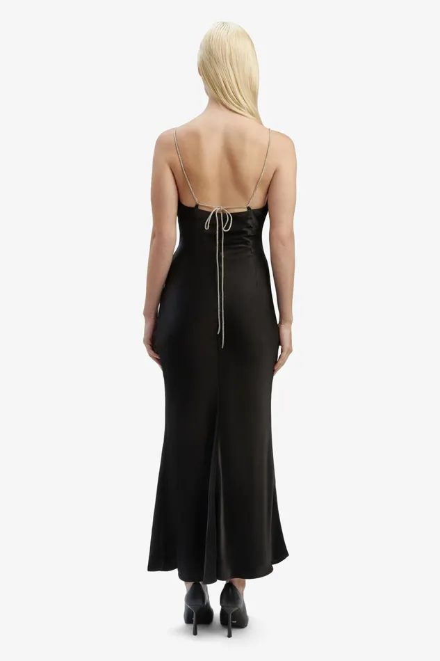 Women Bardot Occasion Dresses Lili Midi Dress In Black Black Women Bardot Occasion Dresses Lili Midi Dress In Black Black
