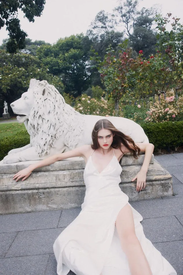 Women Bardot Occasion Dresses Yve Halter Dress In White White Women Bardot Occasion Dresses Yve Halter Dress In White White
