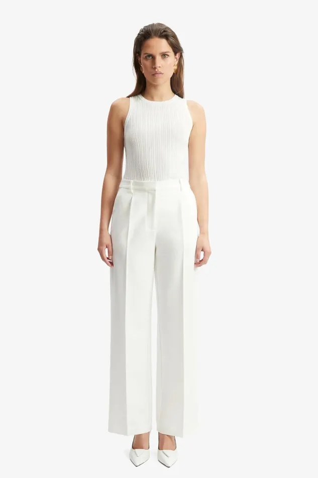 Women Bardot Pants Callista Pant In Orchid White Orchid White Women Bardot Pants Callista Pant In Orchid White Orchid White