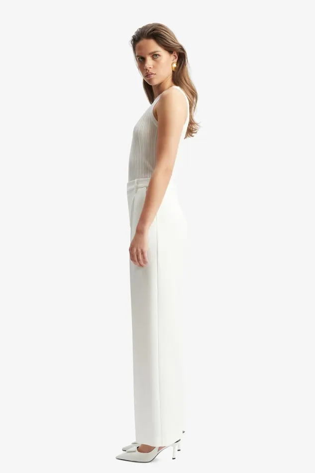 Women Bardot Pants Callista Pant In Orchid White Orchid White Women Bardot Pants Callista Pant In Orchid White Orchid White