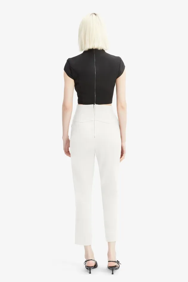 Women Bardot Pants Corset Pant In Orchid White Orchid White