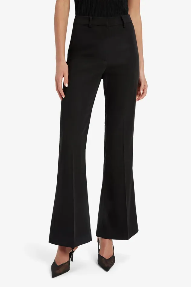Women Bardot Pants Halifax Slim Flare Pant In Black Black Women Bardot Pants Halifax Slim Flare Pant In Black Black