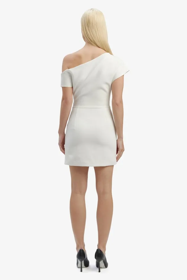 Women Bardot Party Dresses Letita Mini Dress In Orchid White Orchid White Women Bardot Party Dresses Letita Mini Dress In Orchid White Orchid White