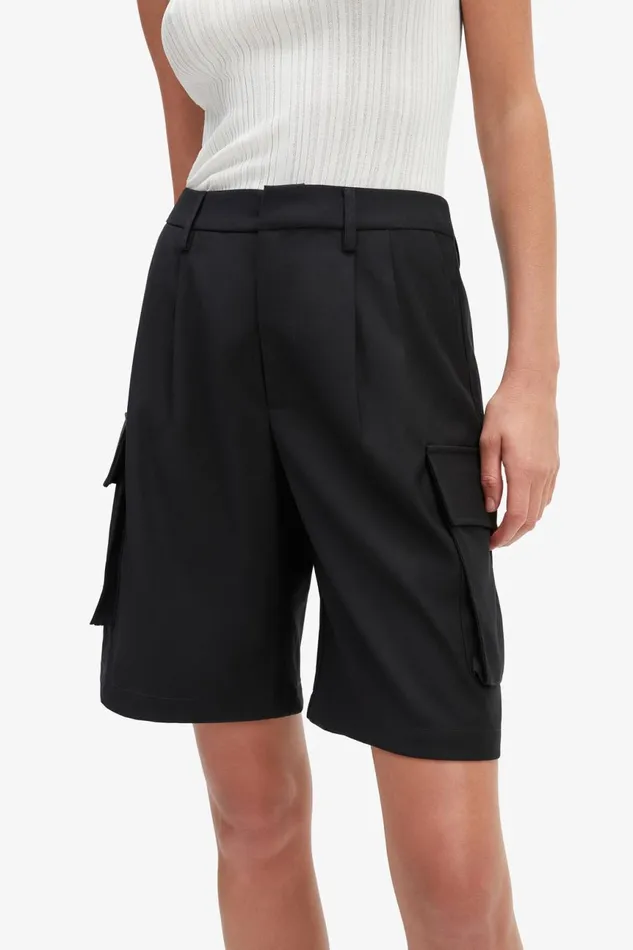 Women Bardot Shorts Blair Tailored Short In Black Black Women Bardot Shorts Blair Tailored Short In Black Black