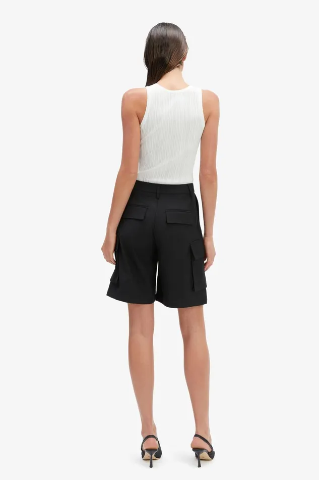 Women Bardot Shorts Blair Tailored Short In Black Black Women Bardot Shorts Blair Tailored Short In Black Black