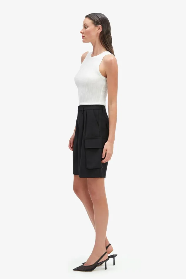 Women Bardot Shorts Blair Tailored Short In Black Black Women Bardot Shorts Blair Tailored Short In Black Black