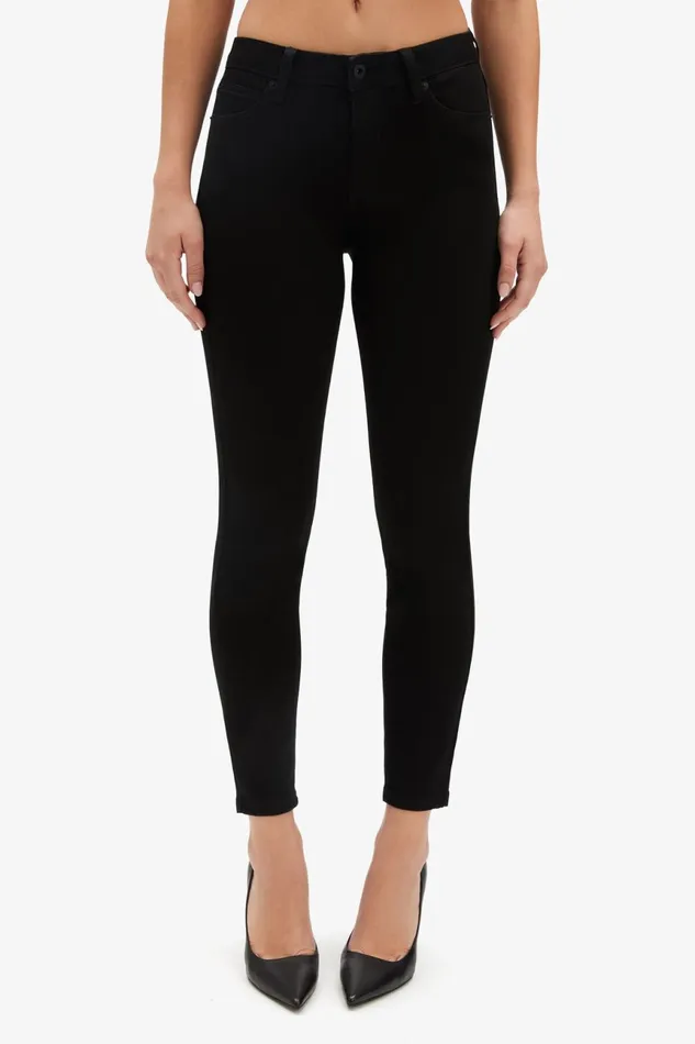 Women Bardot Skinny Jean Bella Mid Rise Jeans In Black Black Women Bardot Skinny Jean Bella Mid Rise Jeans In Black Black