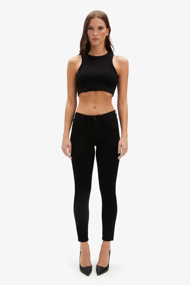 Women Bardot Skinny Jean Bella Mid Rise Jeans In Black Black Women Bardot Skinny Jean Bella Mid Rise Jeans In Black Black